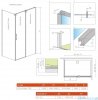 Radaway Espera KDJ Kabina 100x75 prawa szkło przejrzyste 380495-01R/380230-01R/380146-01L